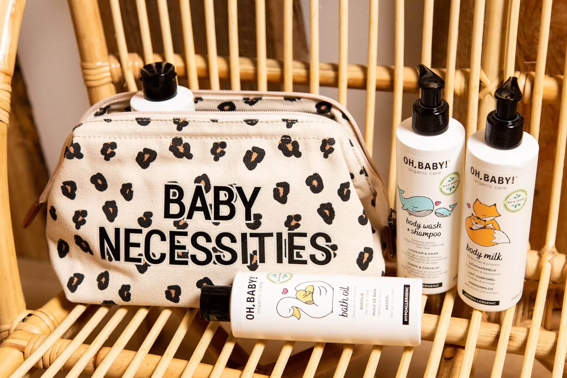 Outlet Baby Necessities Trousse De Toilette - Leopard Baby Necessities | Baby Necessities