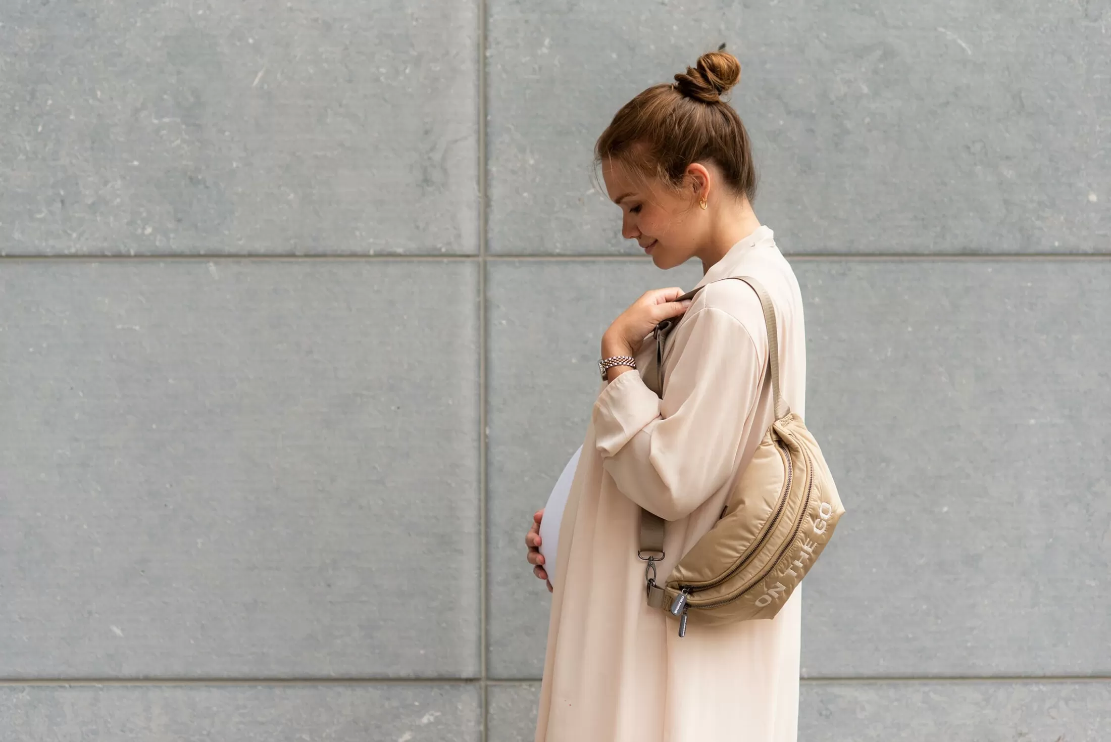 Hot Banana Bag On The Go Sac De Hanche - Matelassé - Beige Banana Bag | Banana Bag