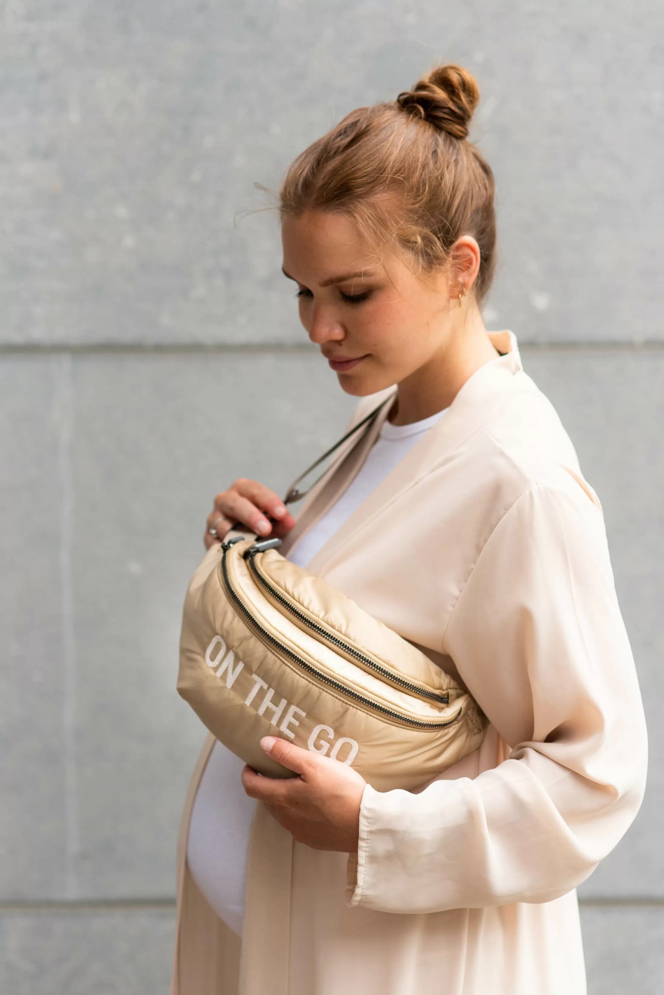 Hot Banana Bag On The Go Sac De Hanche - Matelassé - Beige Banana Bag | Banana Bag