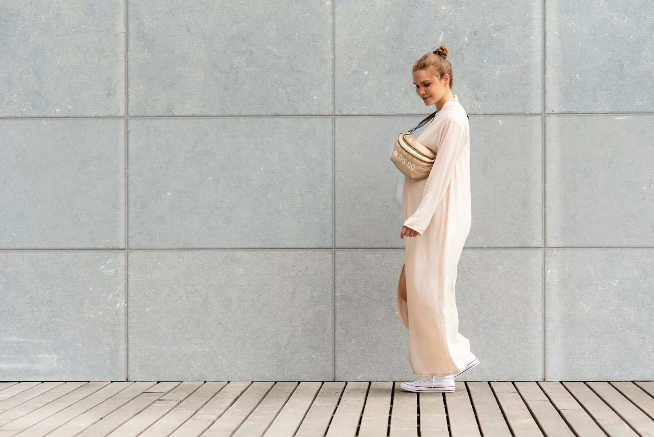 Hot Banana Bag On The Go Sac De Hanche - Matelassé - Beige Banana Bag | Banana Bag