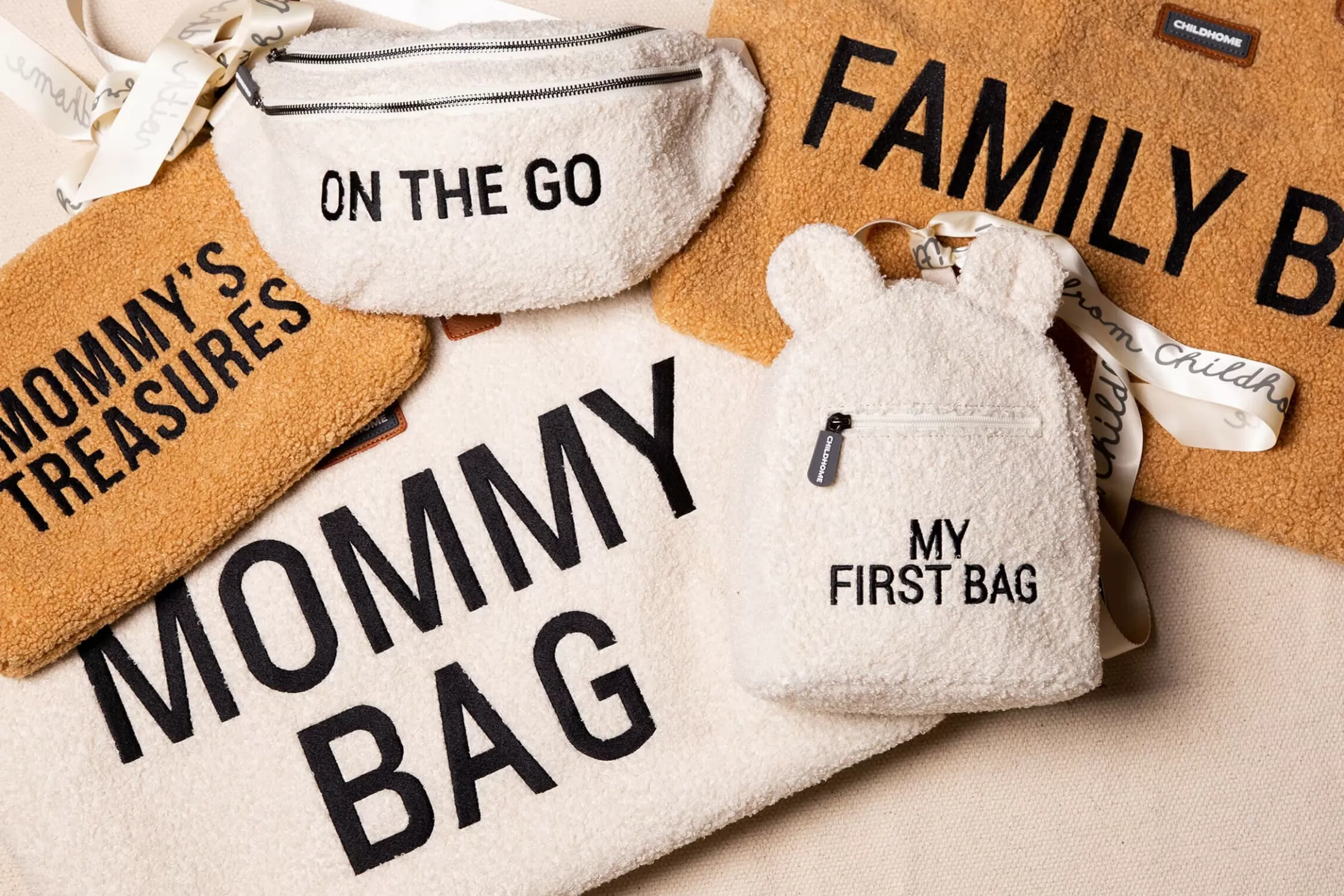 Discount Banana Bag On The Go Sac De Hanche - Teddy Ecru Banana Bag | Banana Bag