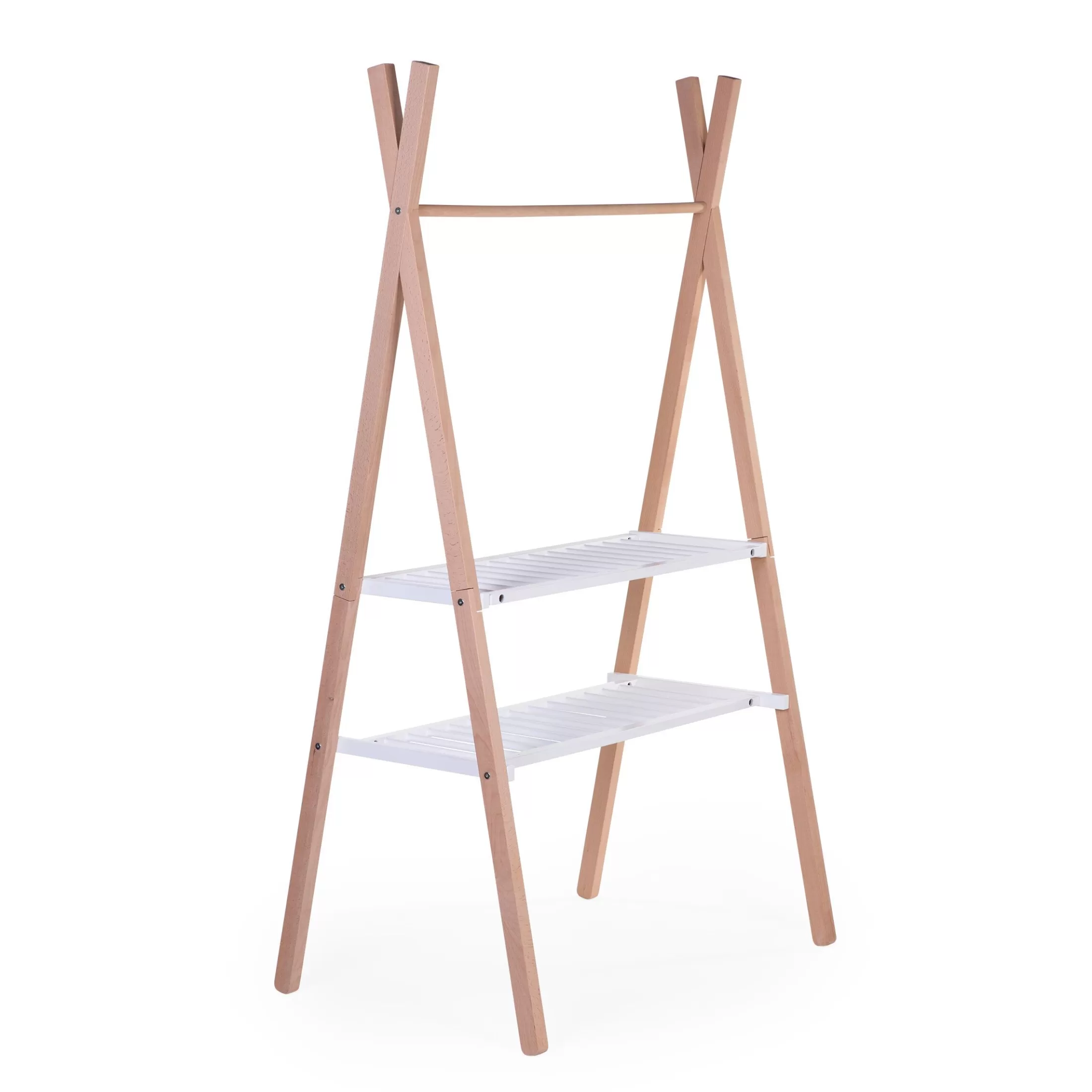 New Berceau Tipi 50x90 Cm + Etagère Cintres & Portes-vêtements | Berceaux & Cododos