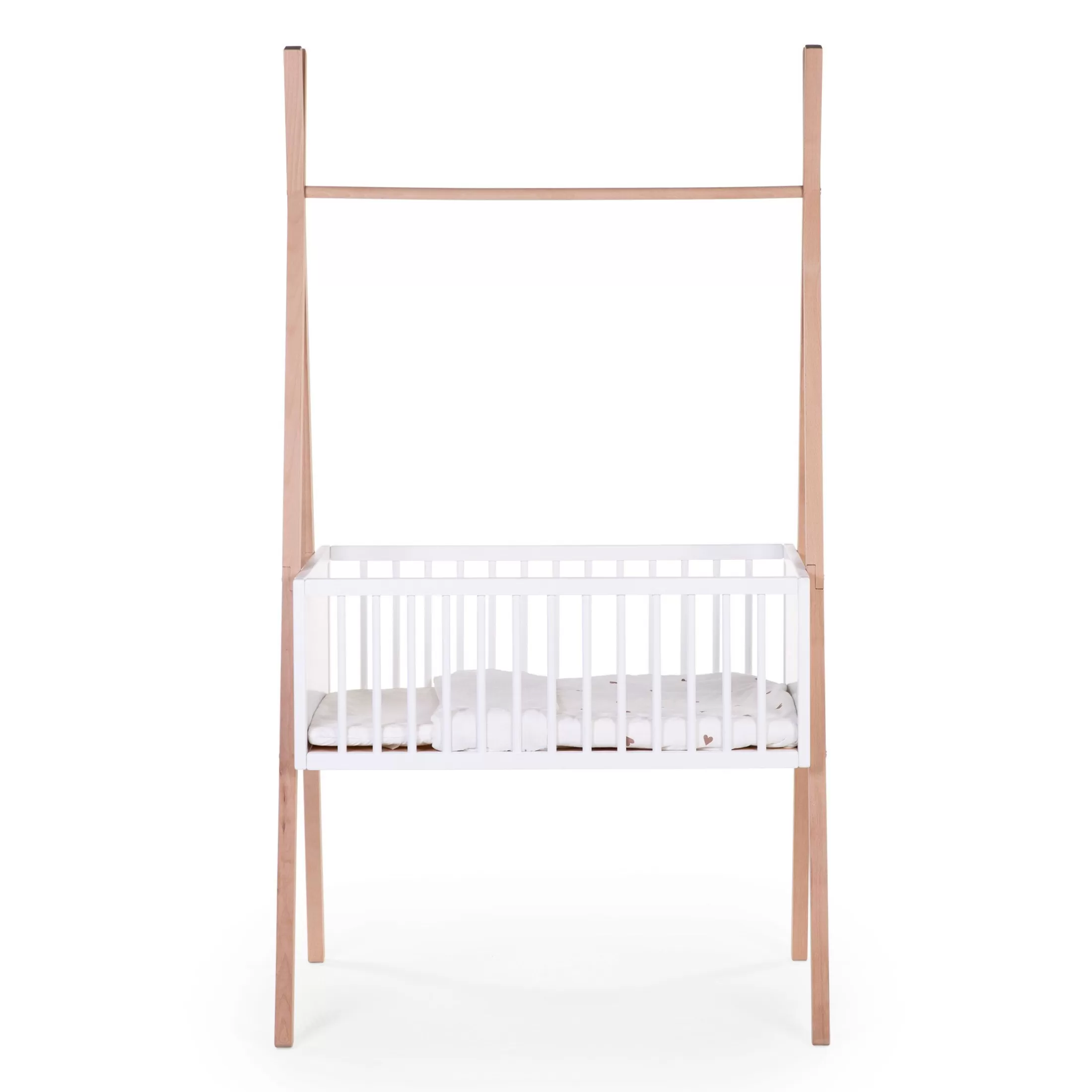 New Berceau Tipi 50x90 Cm + Etagère Cintres & Portes-vêtements | Berceaux & Cododos