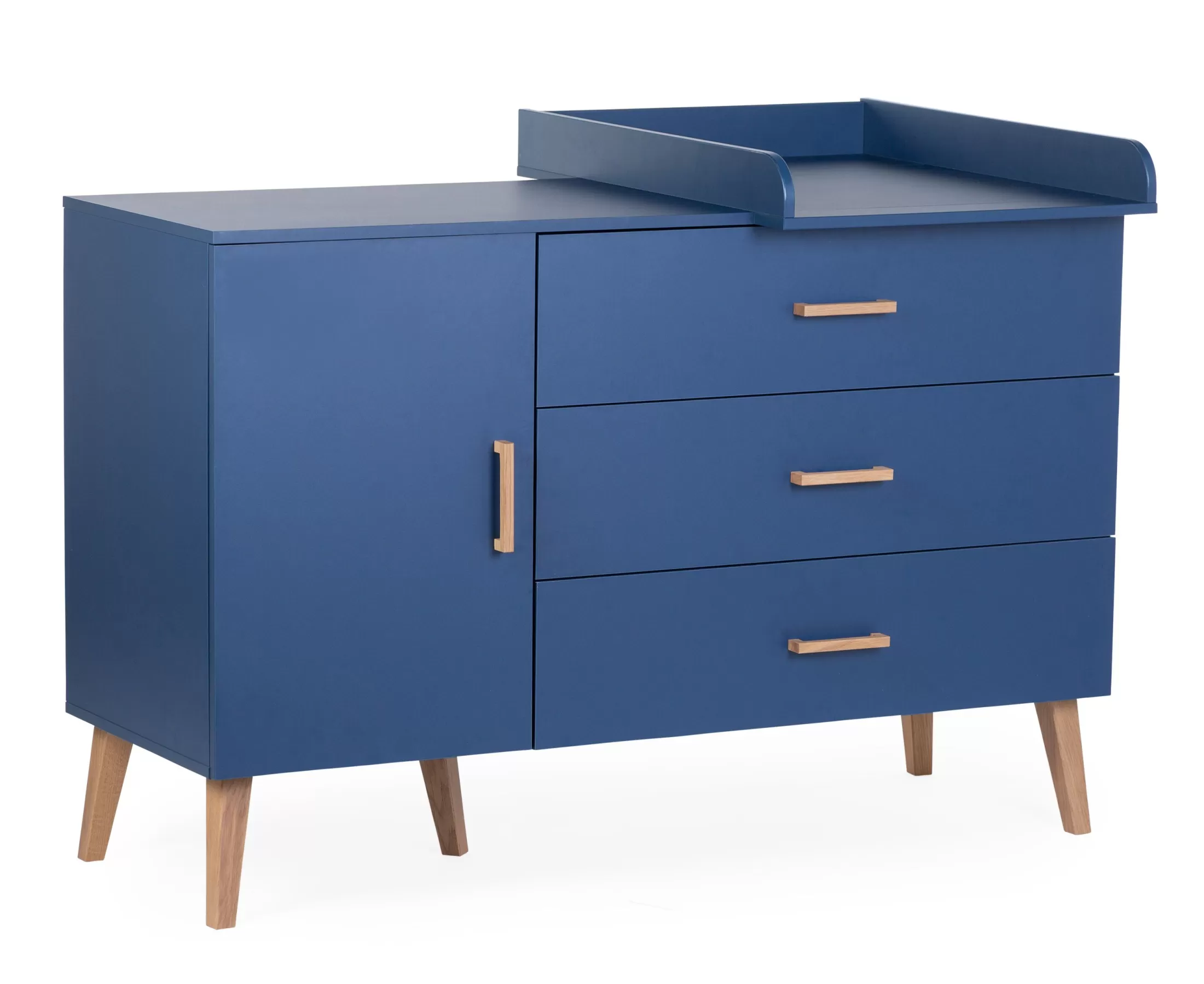 Shop Commode 4 tiroirs Bleu gras Commodes | Bold Blue