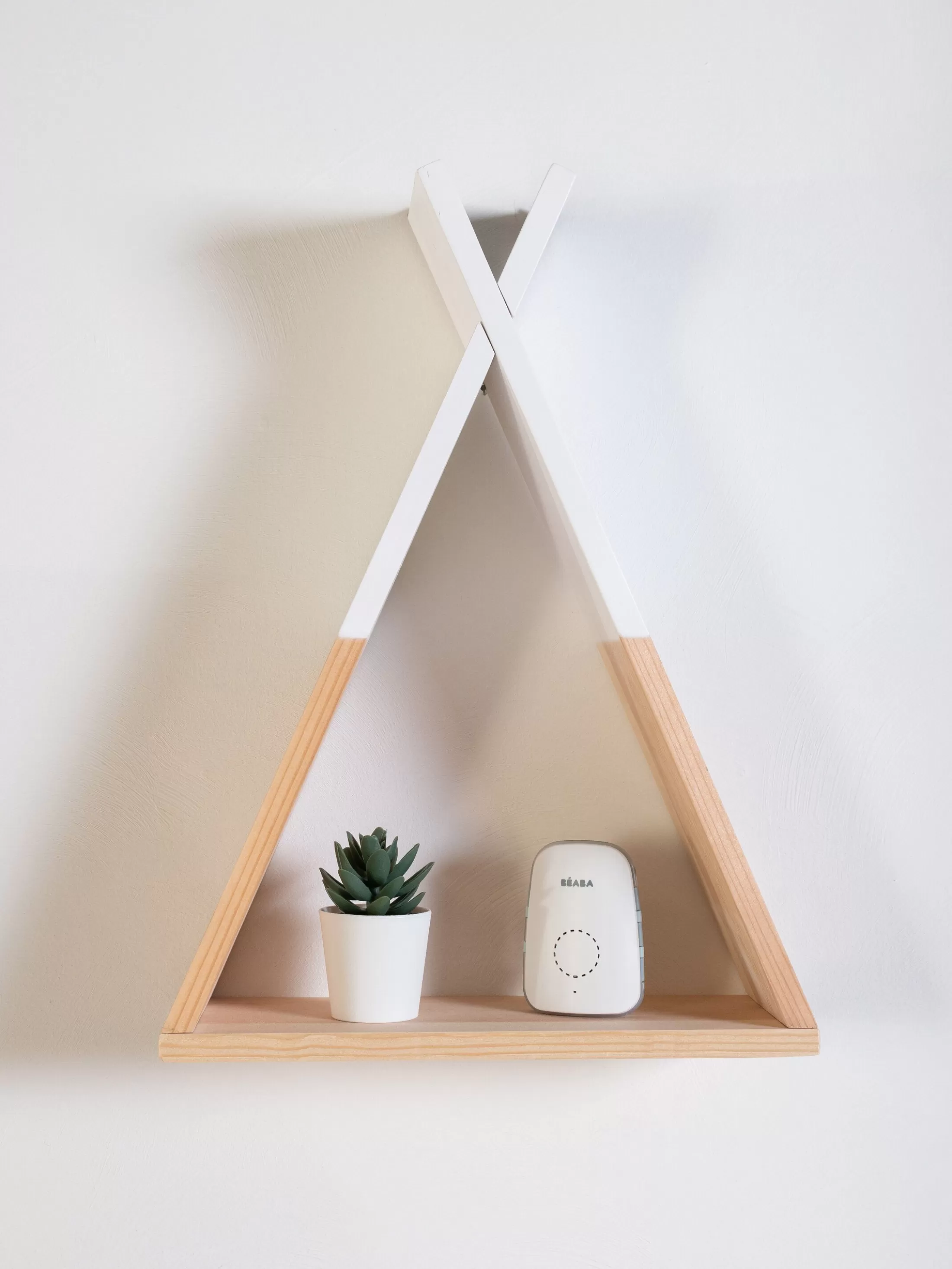 Hot Etagère Murale Tipi - Bois - Naturel Blanc Étagères Murales | Tipi