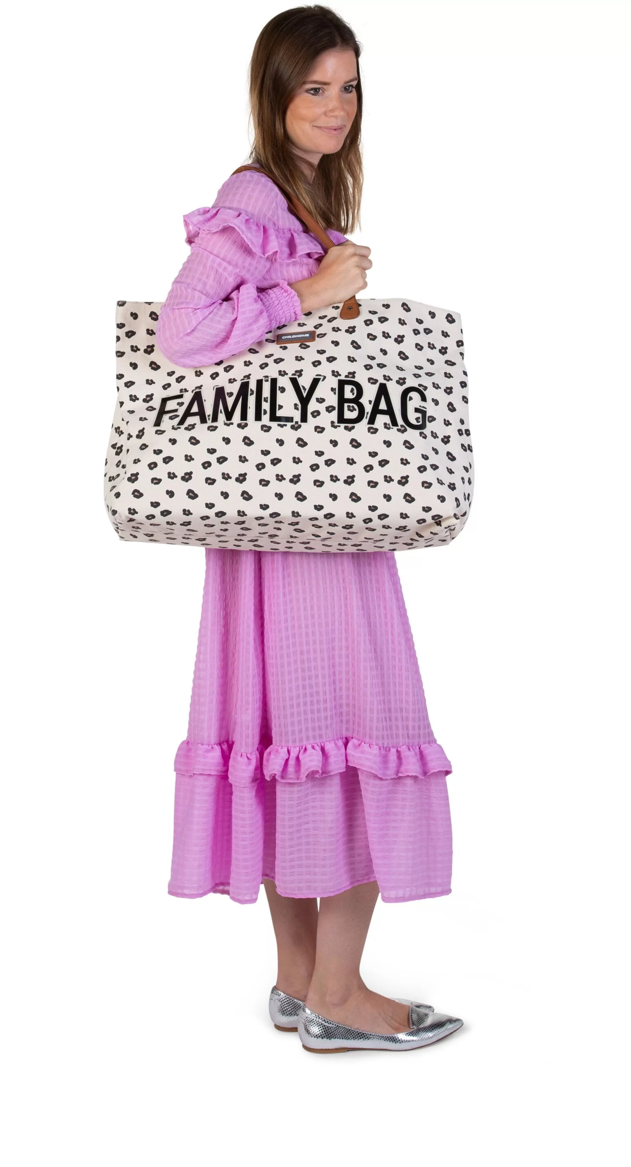 Outlet Family Bag Sac A Langer - Leopard Family Bag | Family Bag