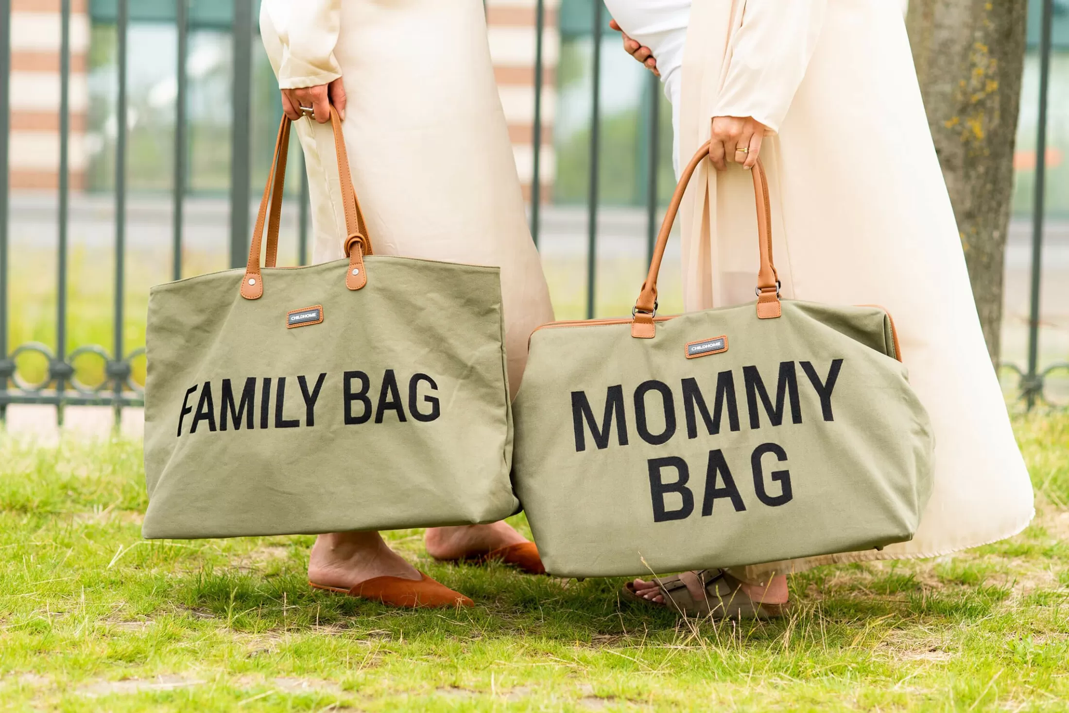 Sale Family Bag Sac A Langer - Toile - Kaki Family Bag | Family Bag