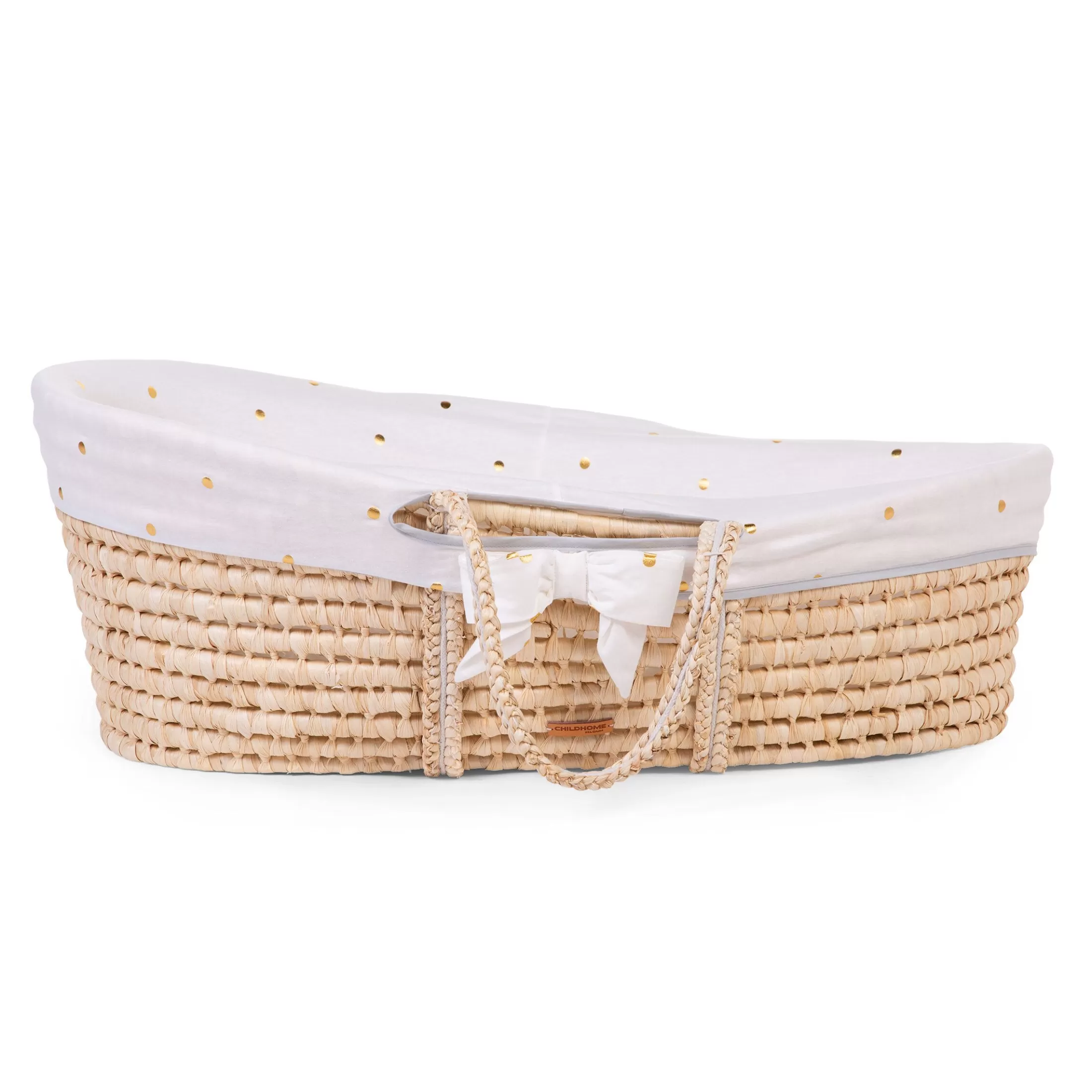 Discount Habillage Panier Moise - Jersey - Gold Dots Habillages Couffin Moise