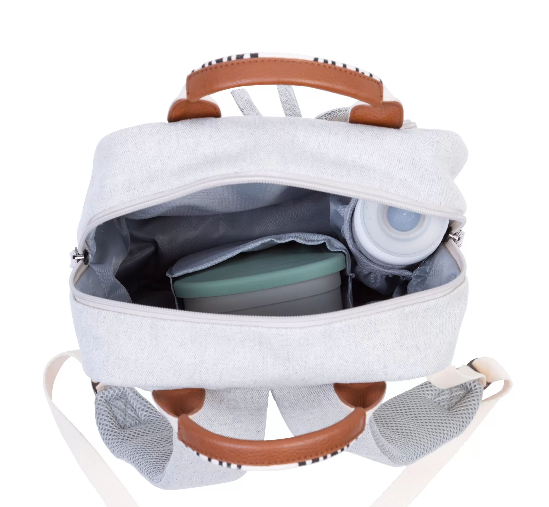 Shop Mini Club Sac a dos Enfant - Signature - Canvas - Off white Kids Bags | Signature Collection