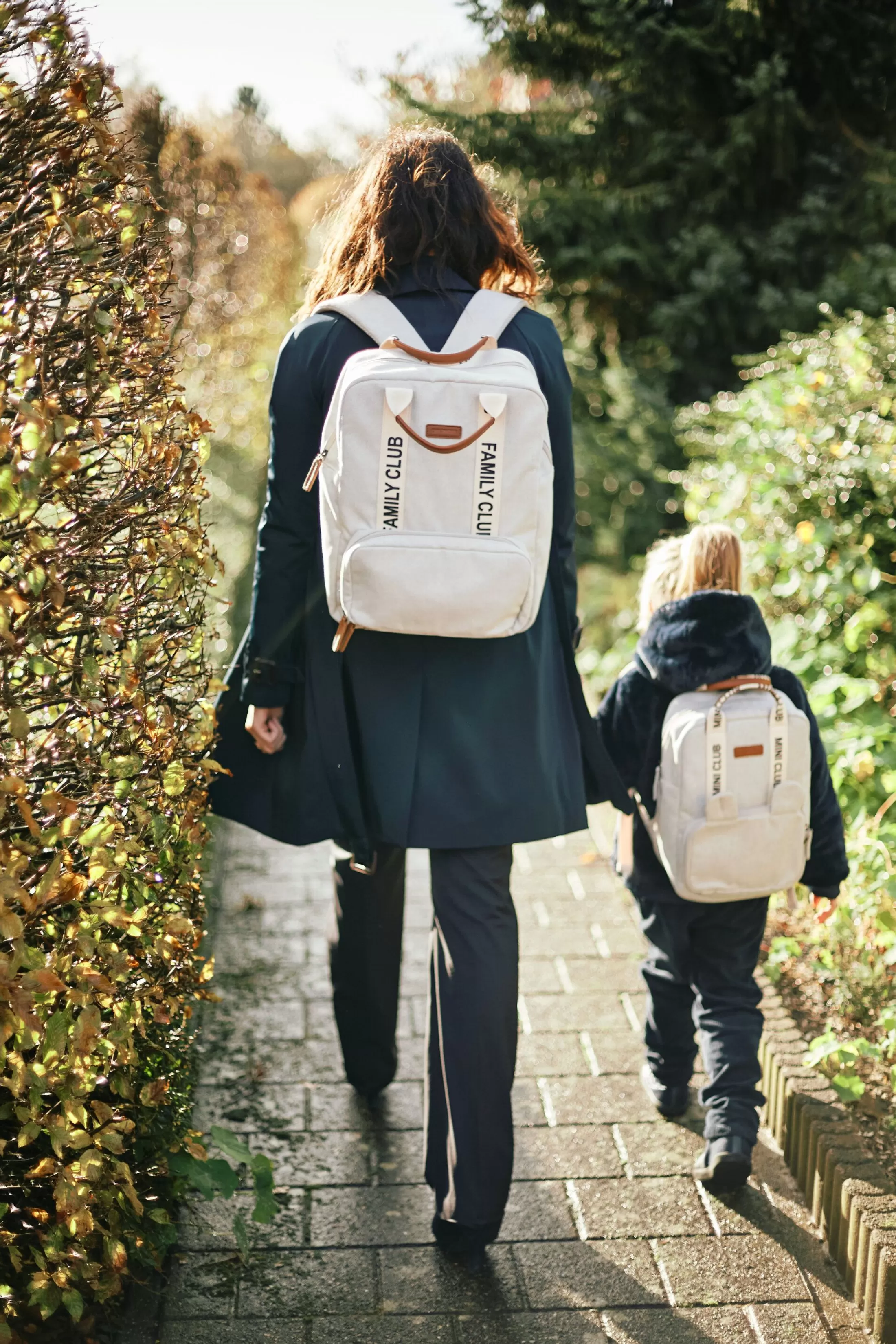 Shop Mini Club Sac a dos Enfant - Signature - Canvas - Off white Kids Bags | Signature Collection