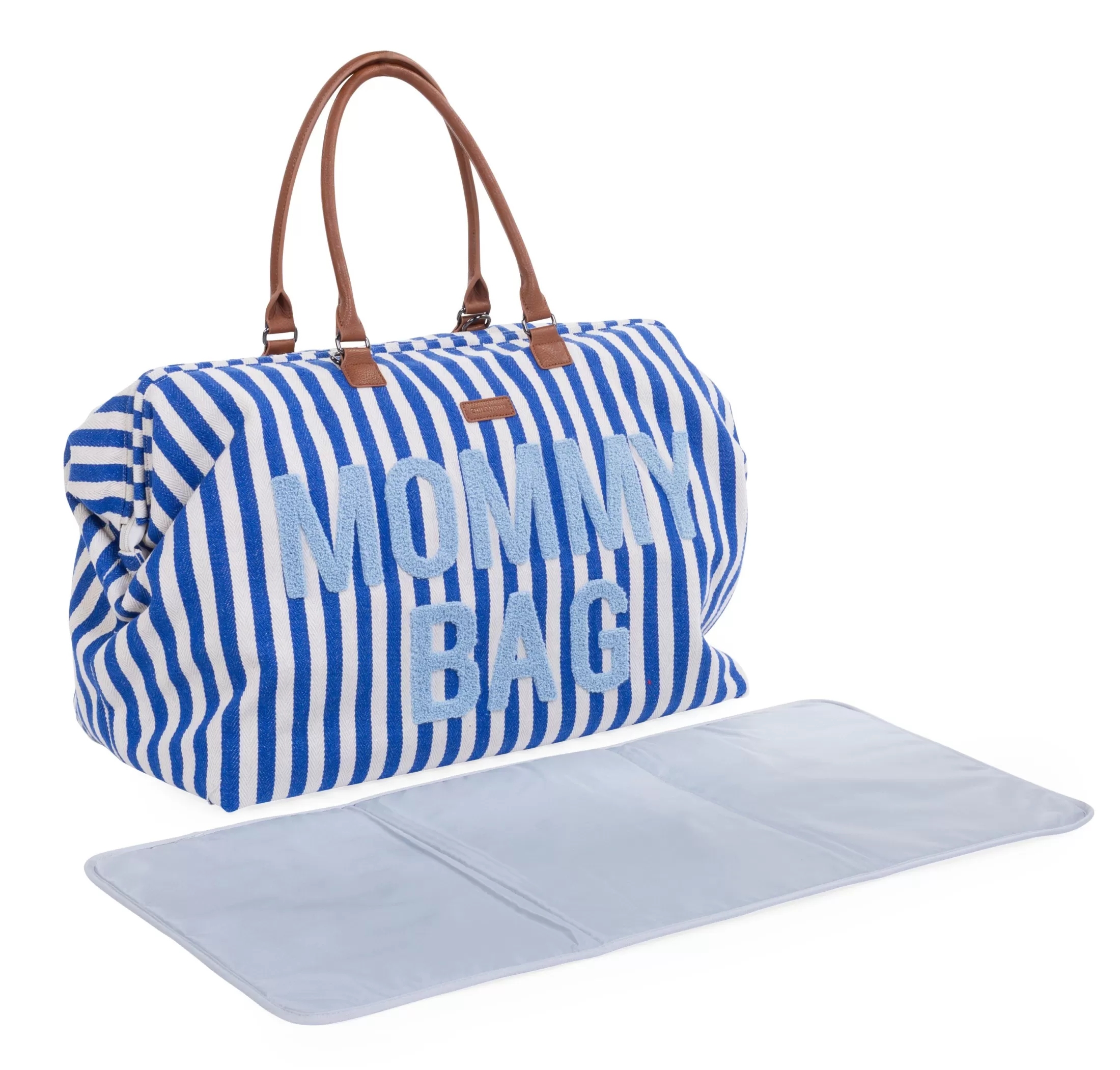 Hot Mommy Bag ® Sac à Langer - Rayures - Bleu Electrique /Bleu Mommy Bag ® | Mommy Bag ®