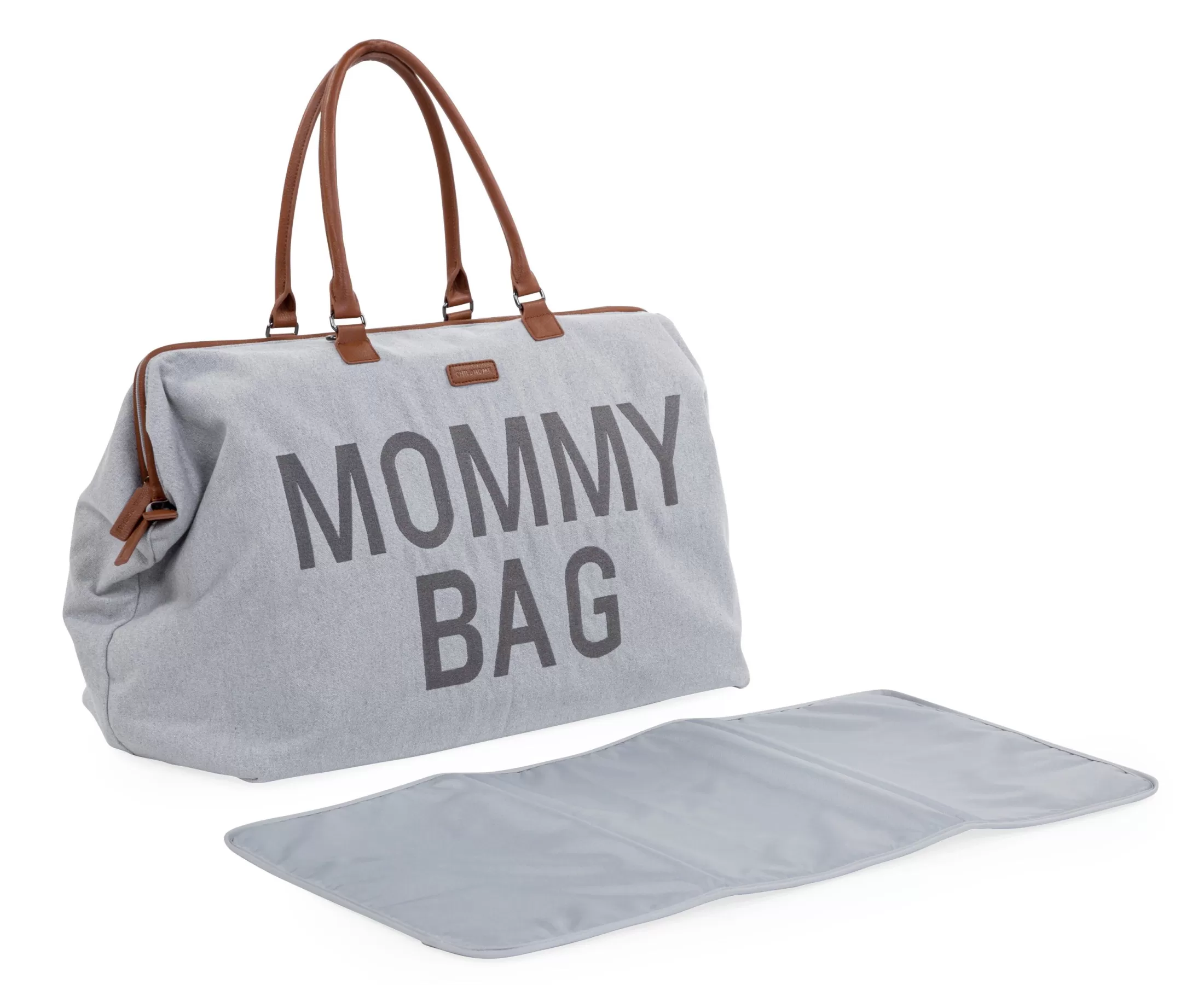 Flash Sale Mommy Bag ® Sac A Langer - Canvas - Gris Mommy Bag ® | Mommy Bag ®