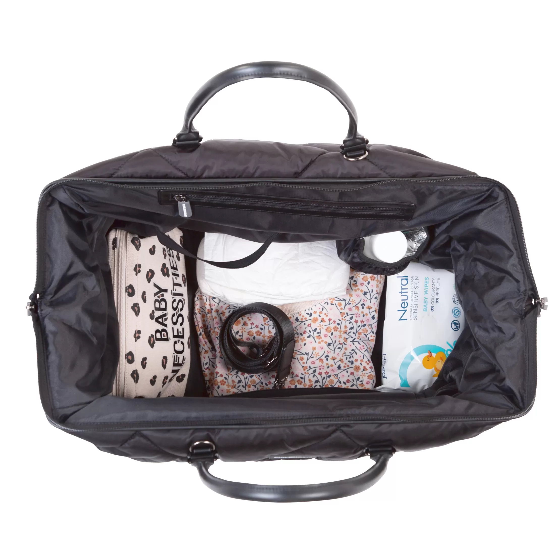 Flash Sale Mommy Bag ® Sac A Langer - Matelassé - Noir Mommy Bag ® | Mommy Bag ®