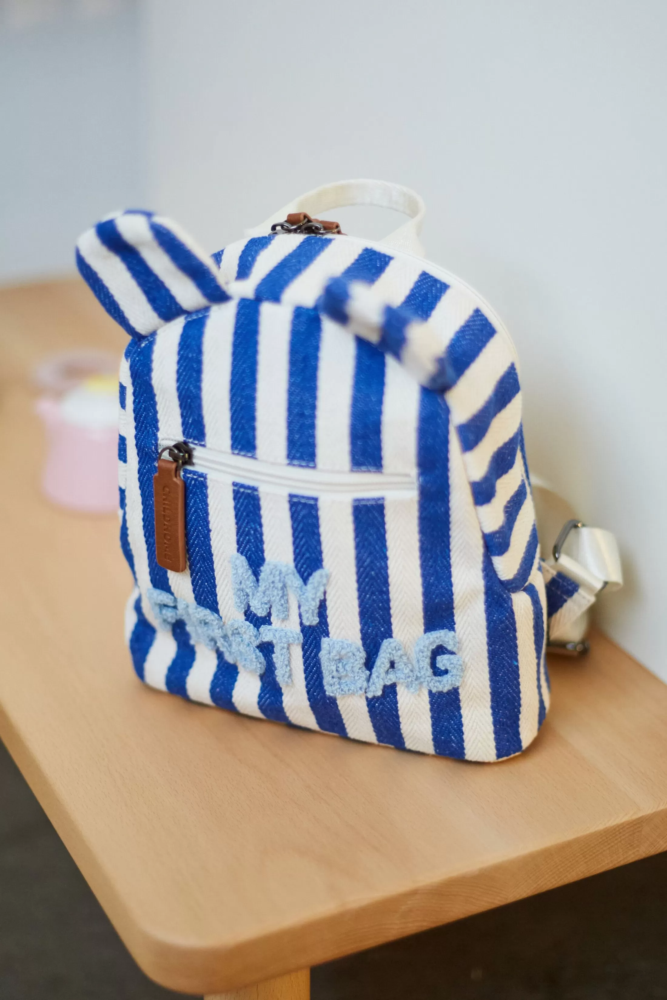 Store My First Bag Sac a dos Enfant - Rayures - Bleu Electrique Kids Bags | Kids Bags
