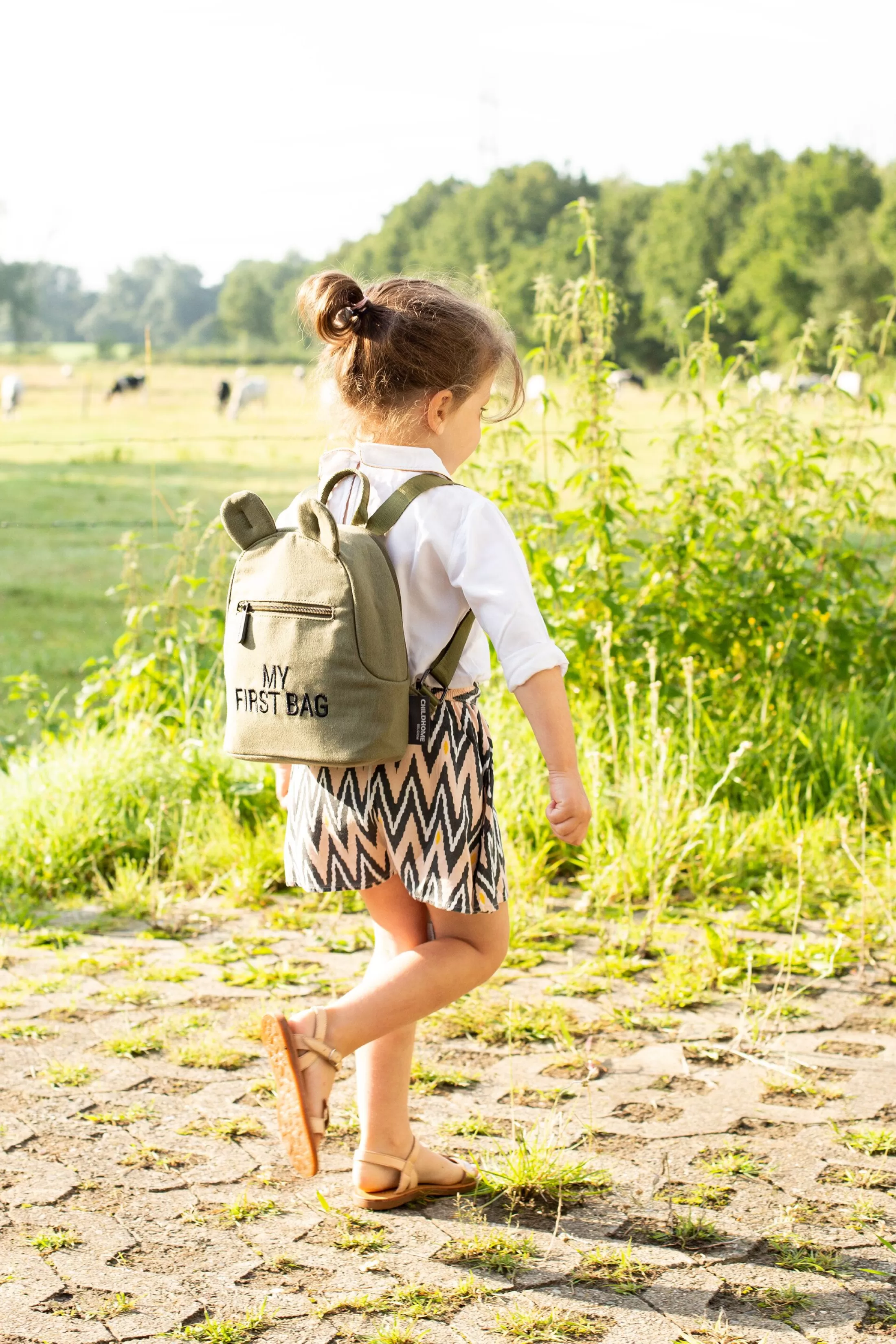 Store My First Bag Sac A Dos Pour Enfants - Toile - Kaki Kids Bags | Kids Bags
