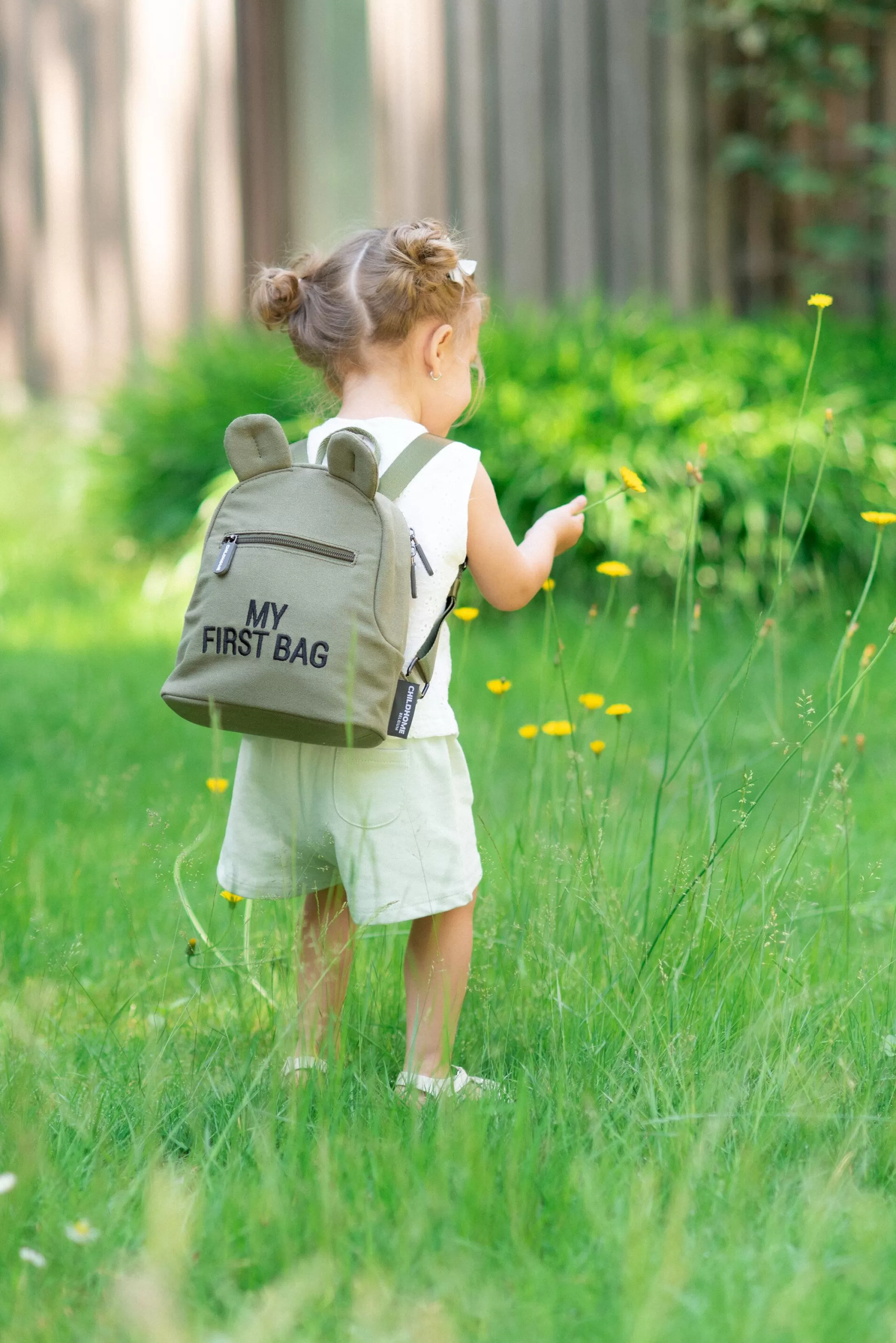 Store My First Bag Sac A Dos Pour Enfants - Toile - Kaki Kids Bags | Kids Bags