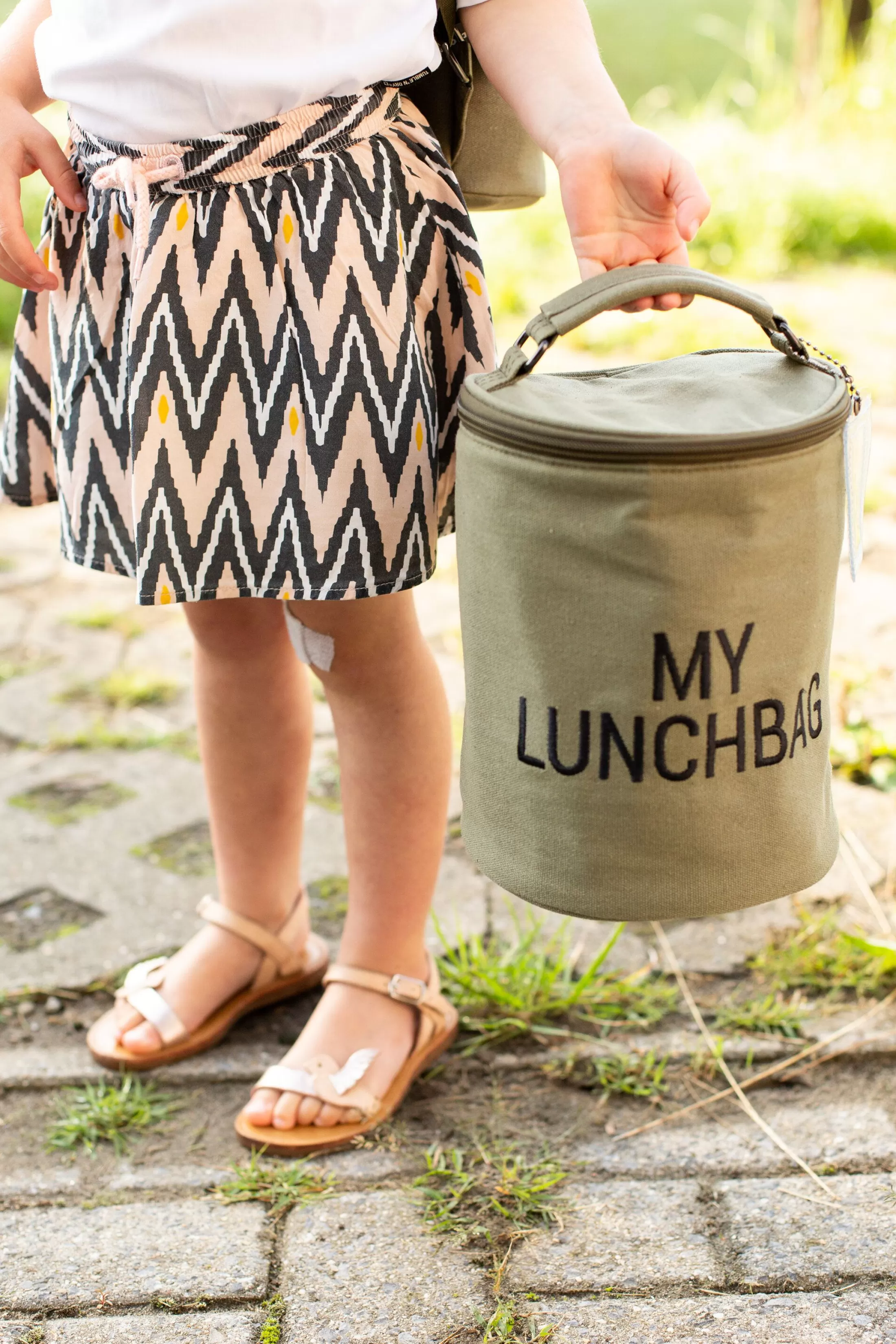 Store My Lunchbag - Avec Doublure Isolante - Toile - Kaki Kids Bags | Kids Bags