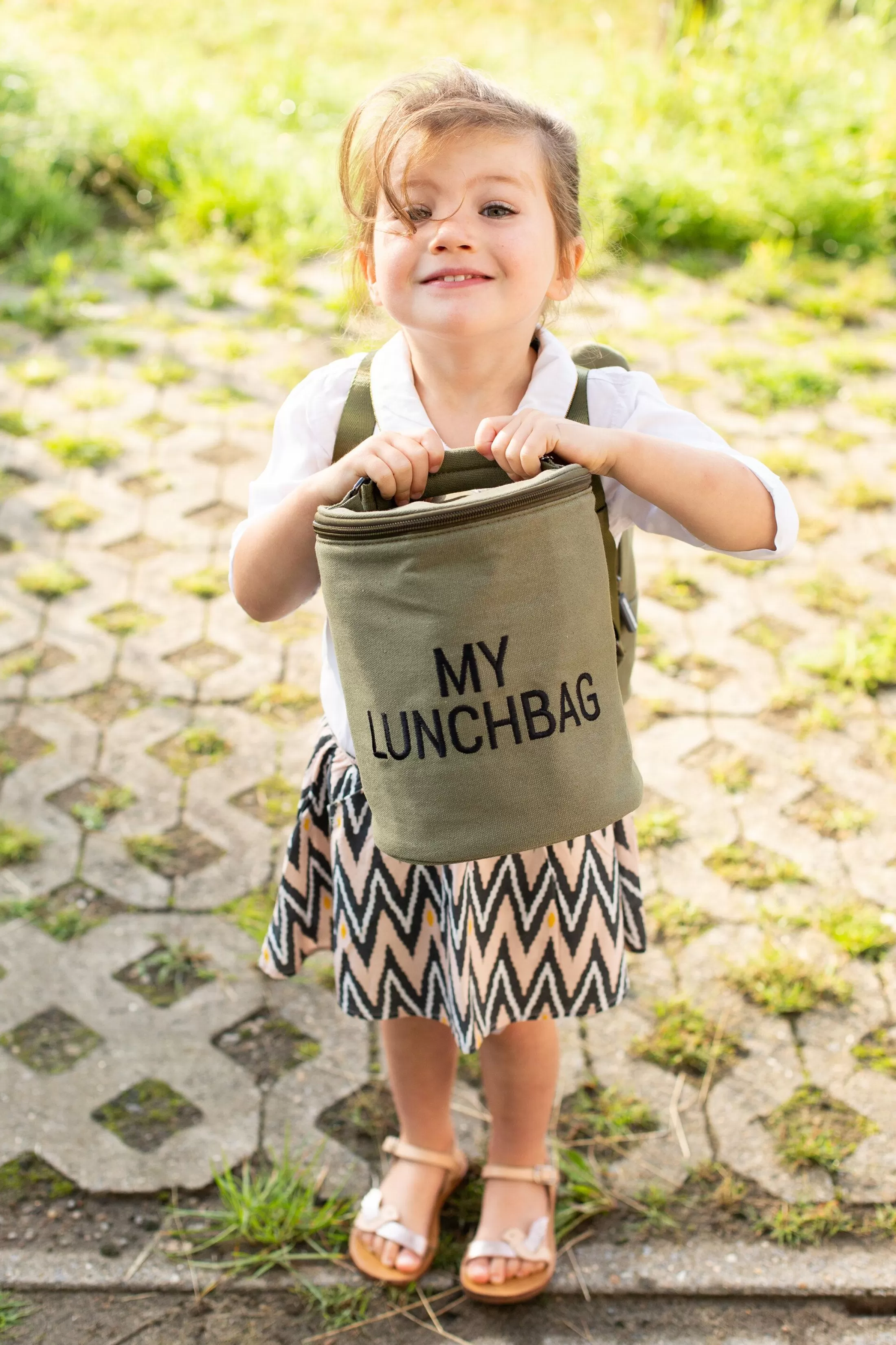 Store My Lunchbag - Avec Doublure Isolante - Toile - Kaki Kids Bags | Kids Bags