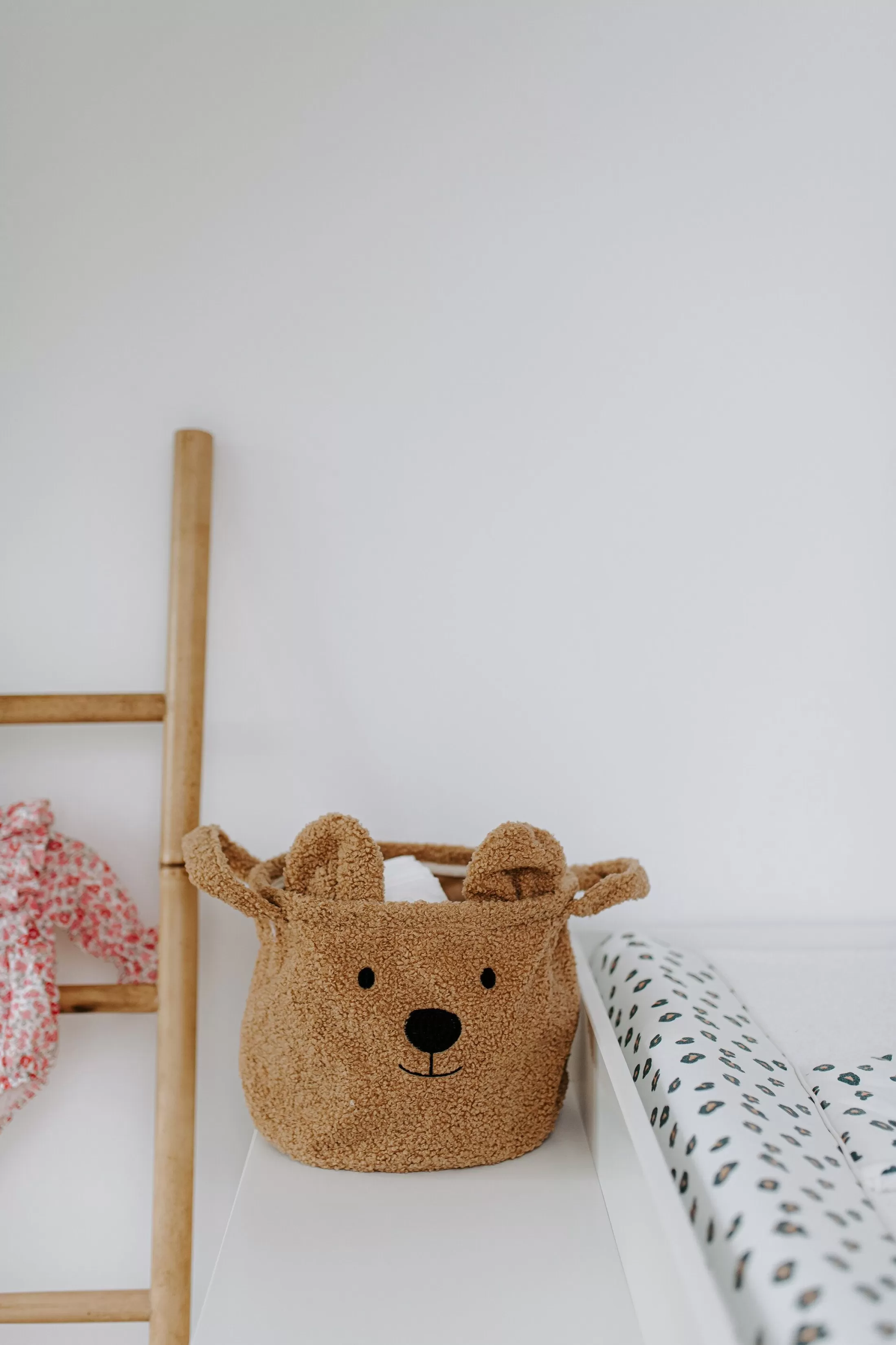 Store Panier De Rangement - 25x20x20 Cm - Teddy - Brun Paniers De Rangement