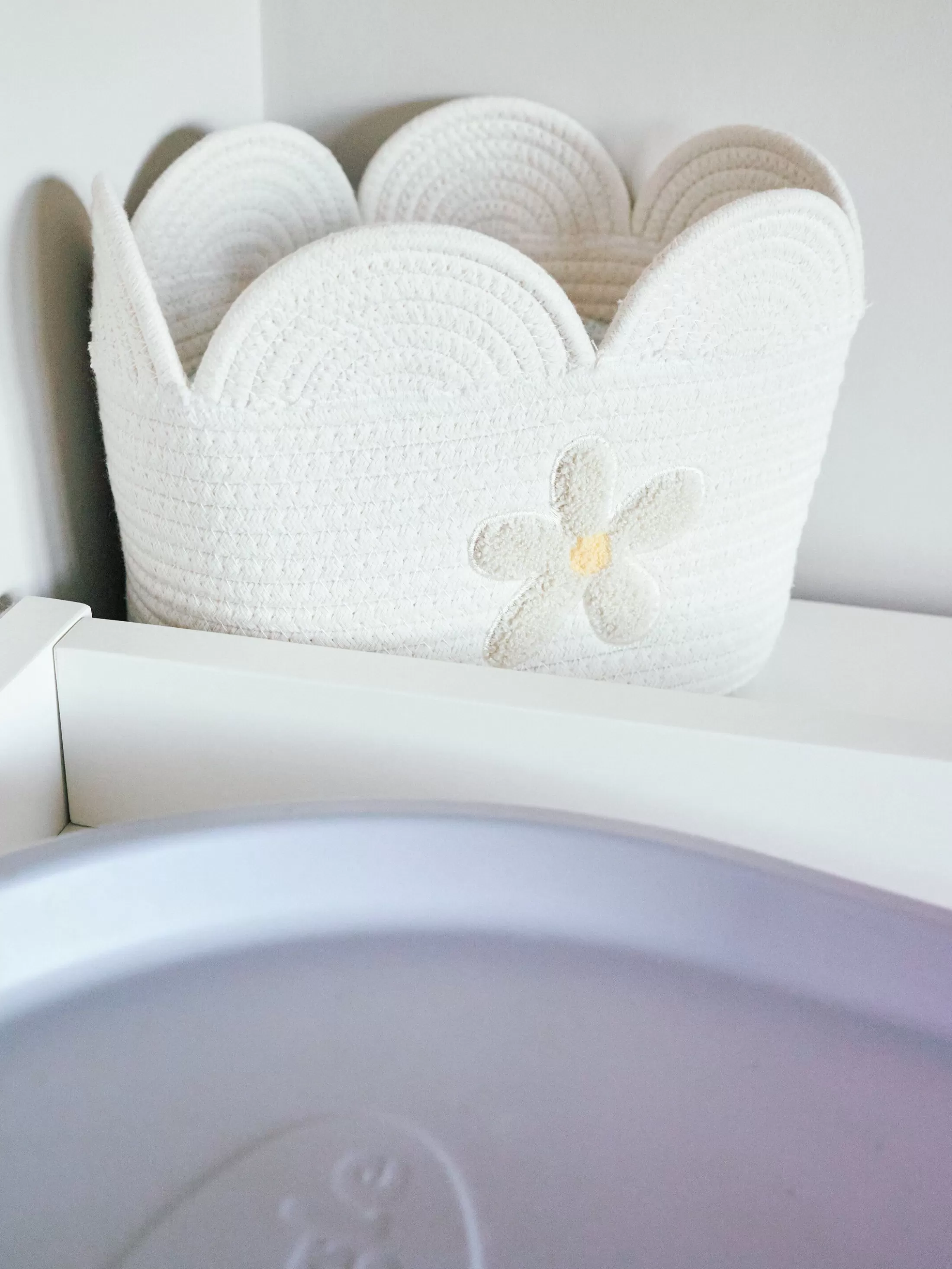 Discount Panier fleur - 30x20x15CM - Corde De Coton - Ecru Paniers De Rangement