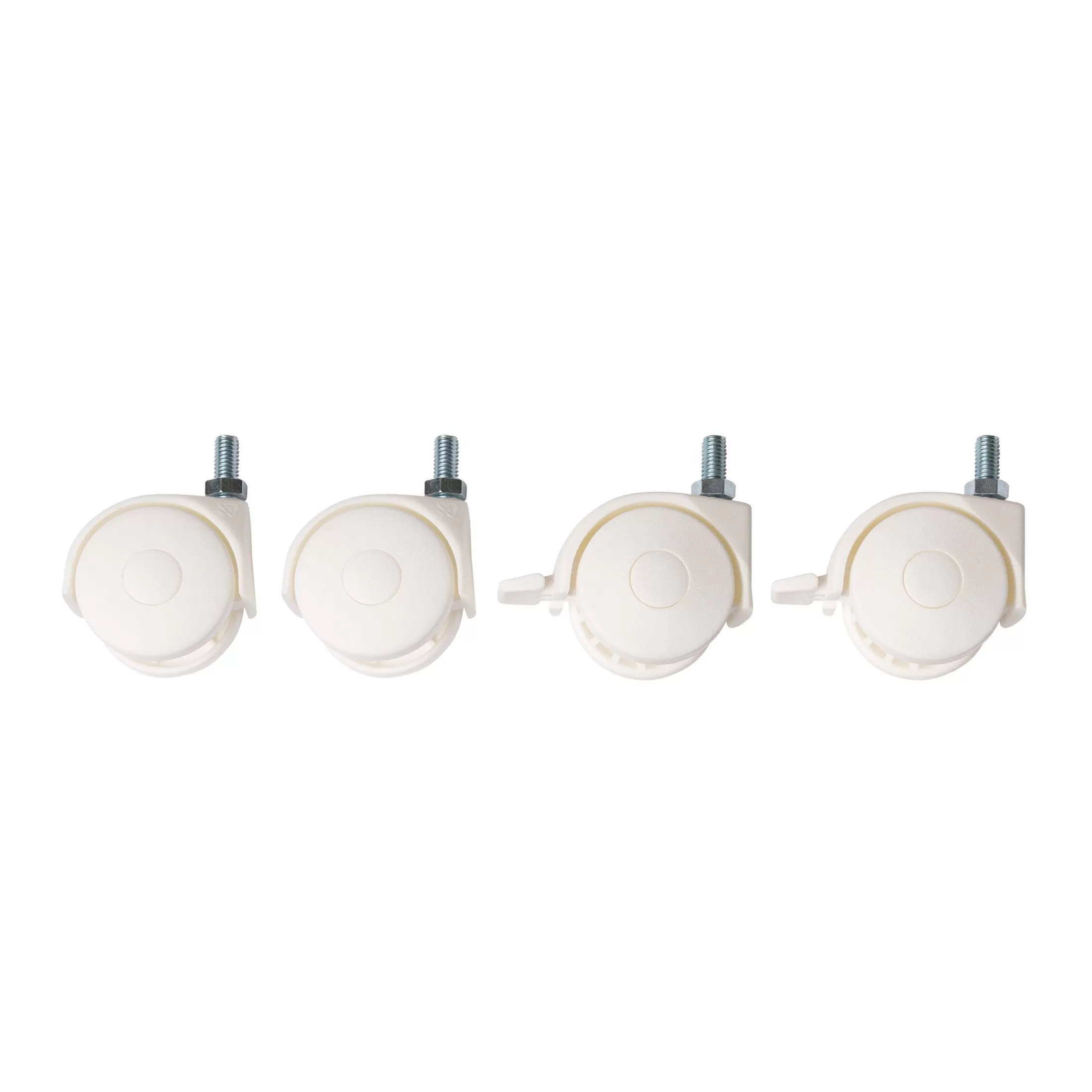 Flash Sale Set de roues 4 pcs - Blanc Pièces De Rechange