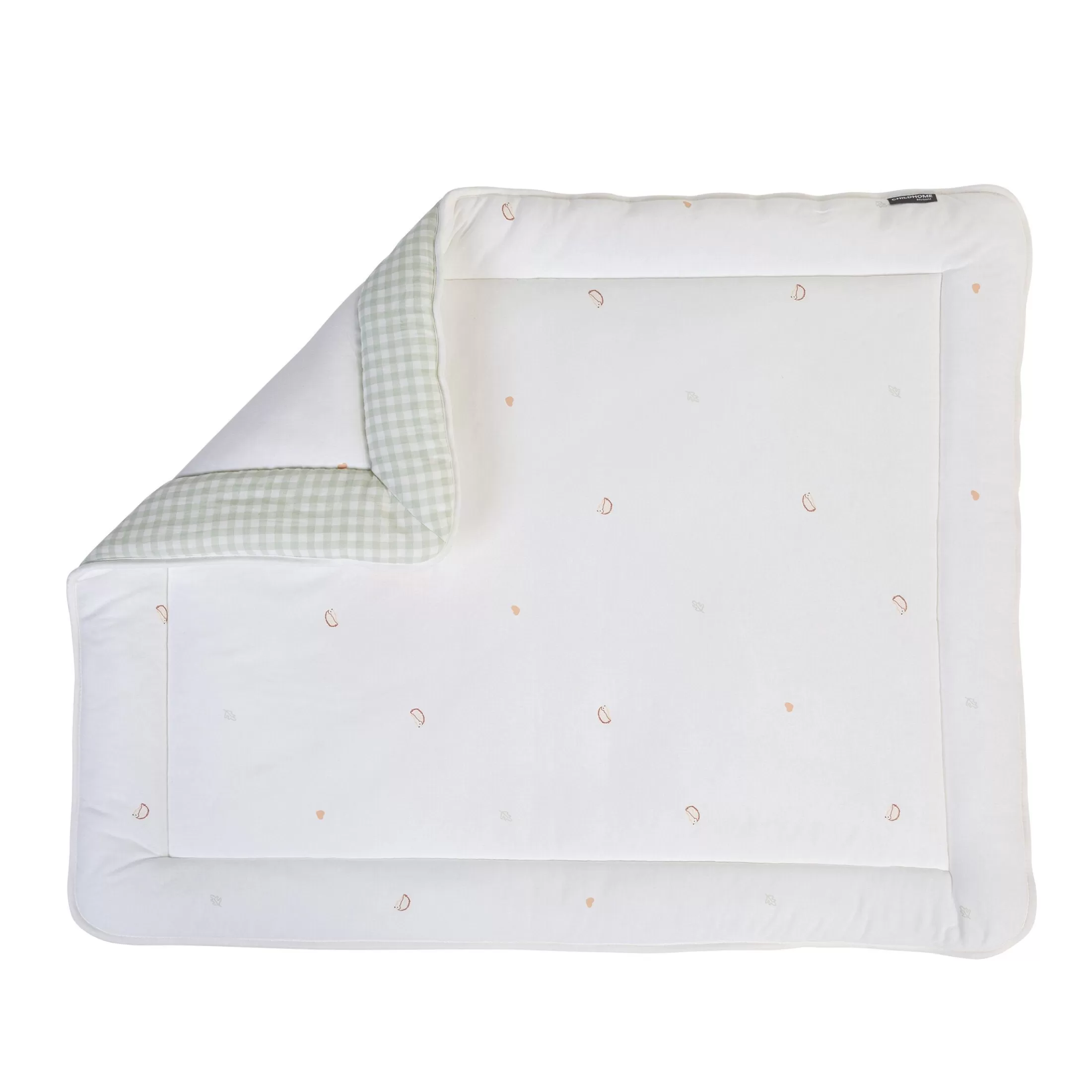 New Tapis De Parc - 75x95 Cm - Jersey - Forêt - Mousseline Vichy Tapis Parc