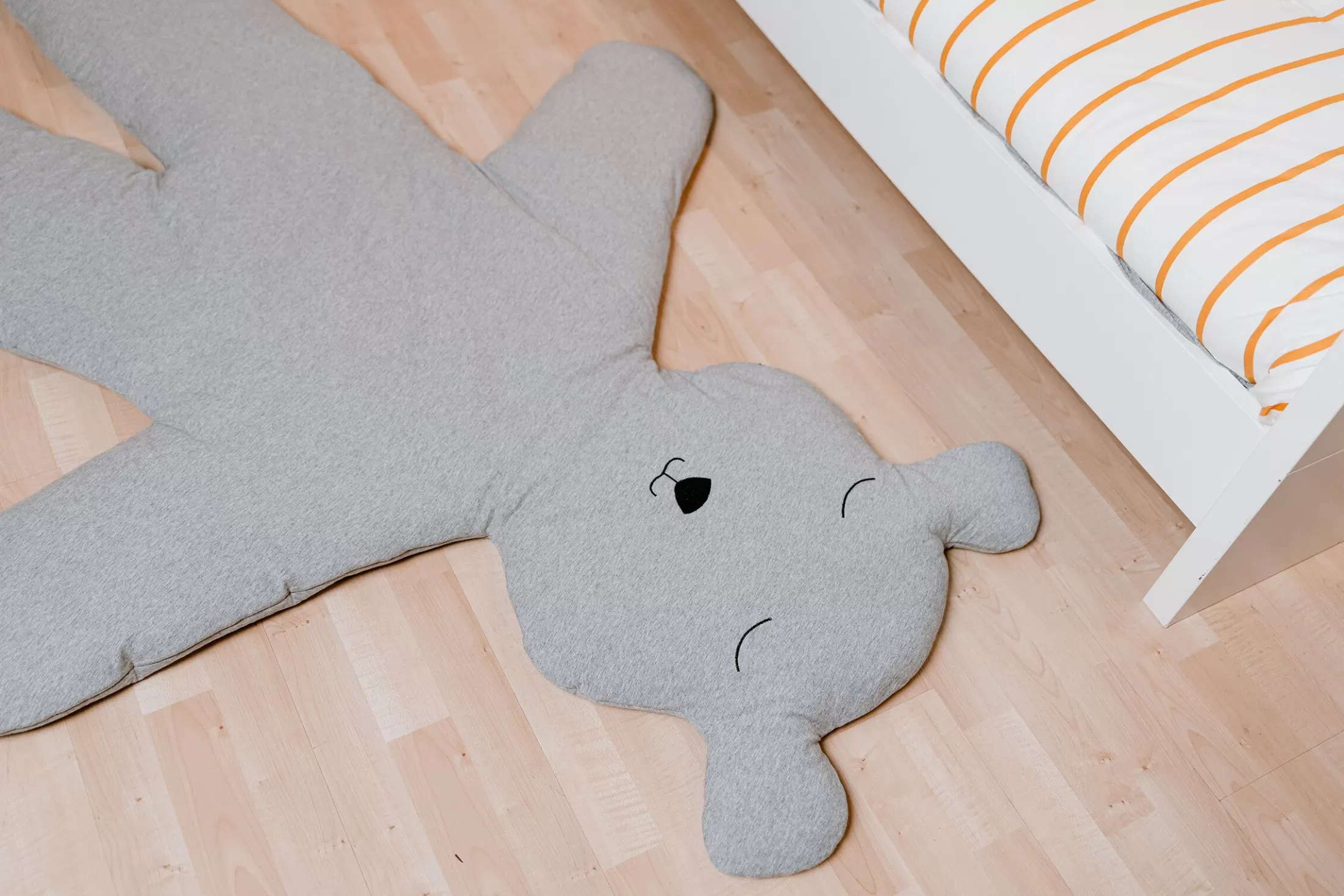 Discount Tapis D'Éveil Teddy Bear - 150 Cm - Jersey - Gris Tapis D'éveil