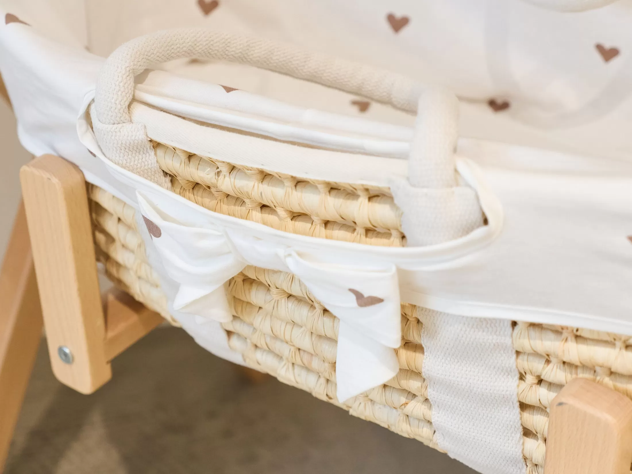 Discount Tipi Support Pour Couffin Moise + Arche Bébé - Bois - Nature Baby Gyms & Mobile | Supports